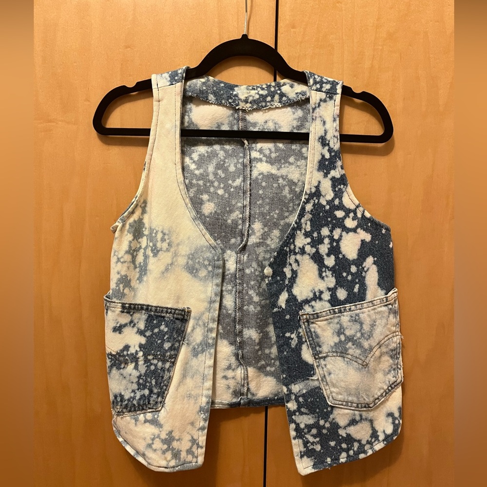 One Of a Kind Denim Vest